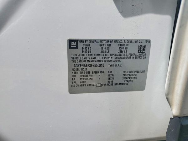 2015 CADILLAC SRX Standard
