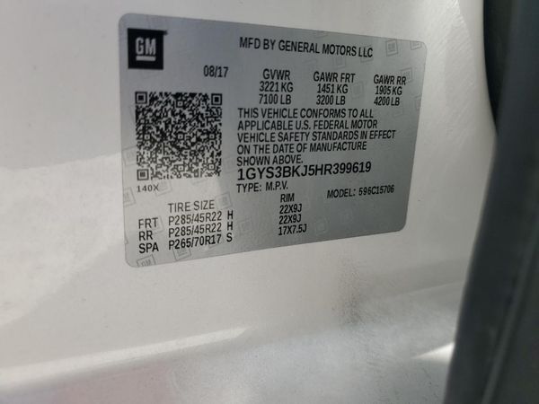 2017 CADILLAC ESCALADE