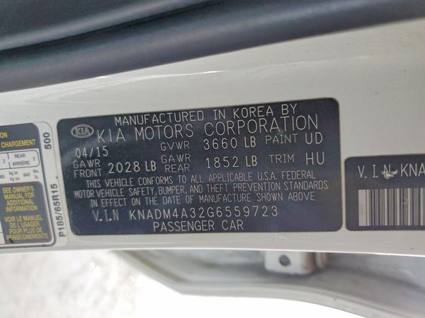 2016 KIA RIO LX A/T