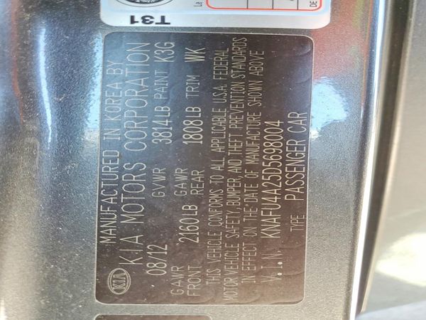 2013 KIA FORTE EX