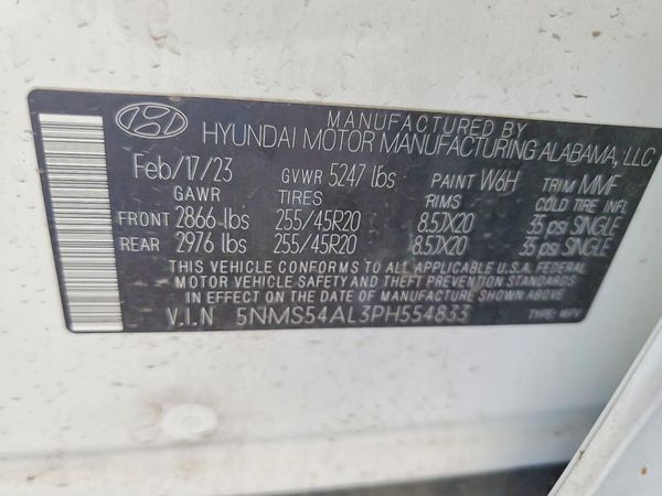 2023 HYUNDAI SANTA FE Calligraphy