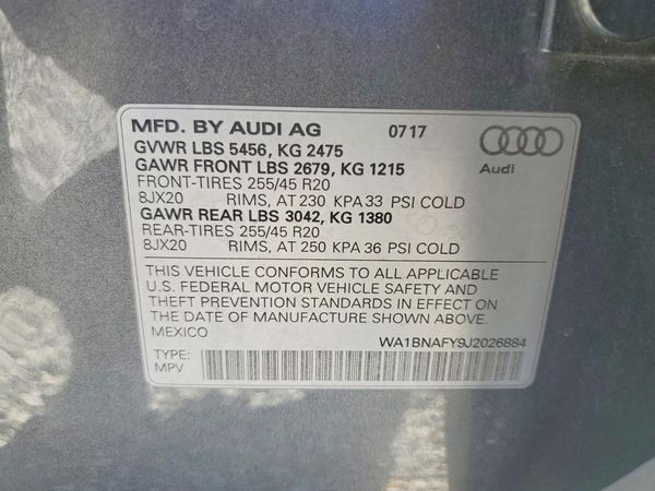 2018 AUDI Q5