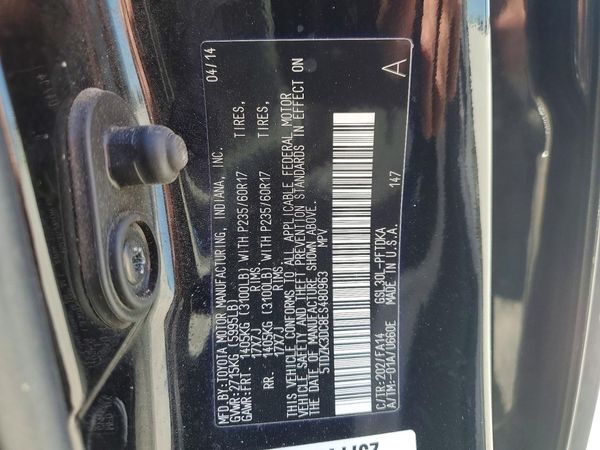 2014 TOYOTA SIENNA