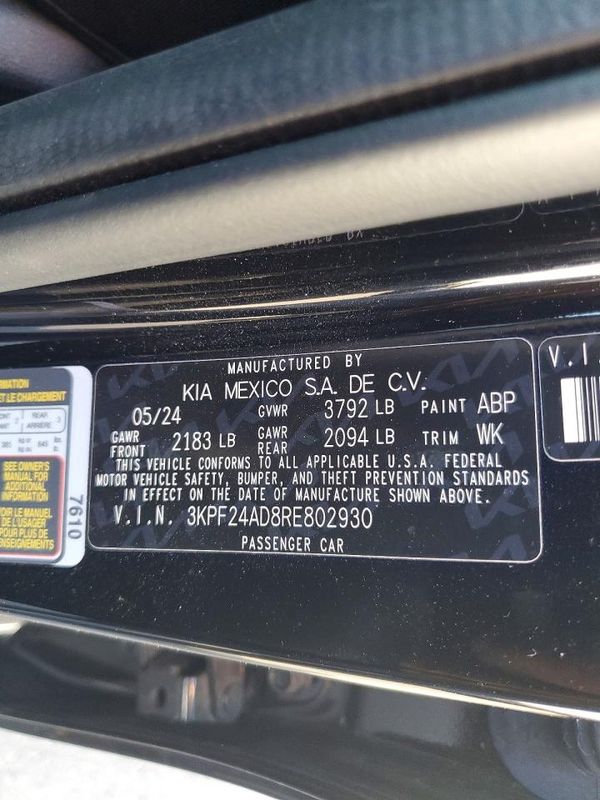 2024 KIA FORTE