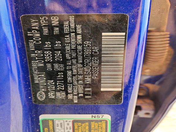 2024 HYUNDAI ELANTRA SEL w/ Convenience Pkg — VINS