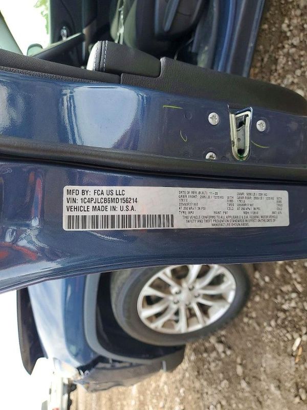 2021 JEEP CHEROKEE LATITUDE FWD