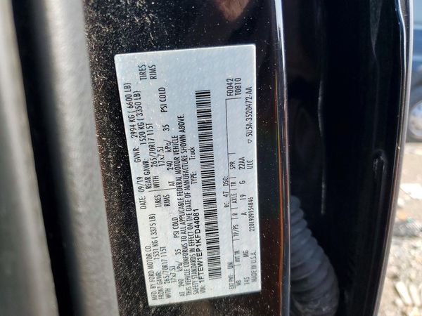 2019 FORD F150