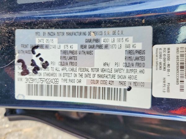 2015 MAZDA 3 Sport/GX