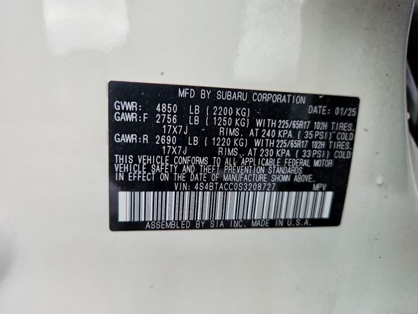 2025 SUBARU OUTBACK Premium