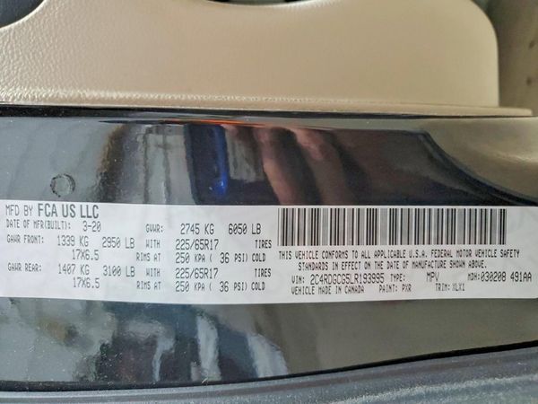 2020 DODGE CARAVAN SXT