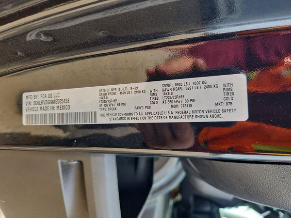 2021 RAM PROMASTER 2500