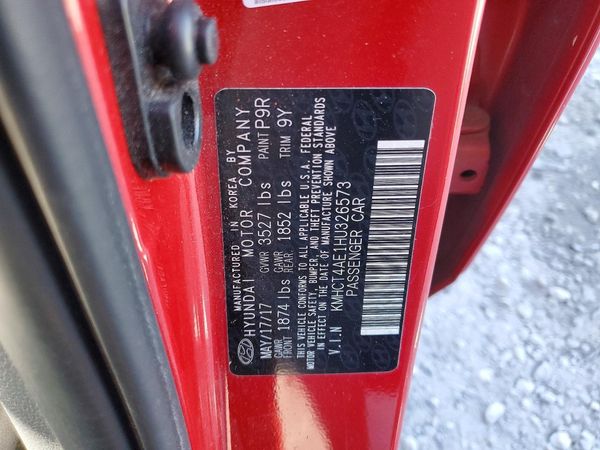 2017 HYUNDAI ACCENT