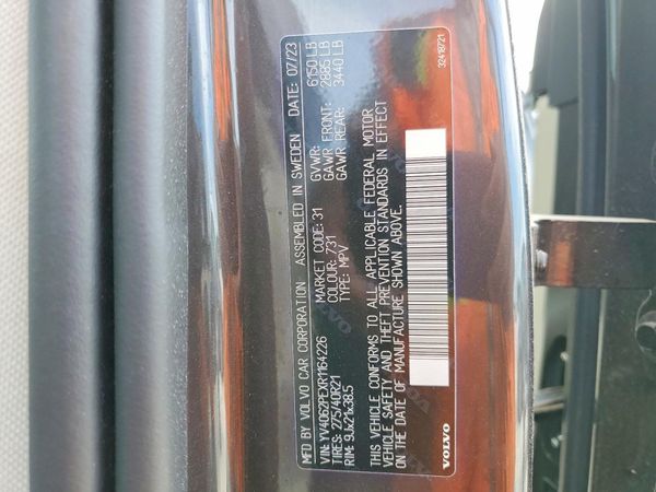 2024 VOLVO XC90 Plus Bright — VINS