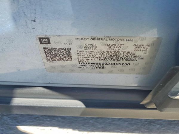 2018 CHEVROLET BOLT EV