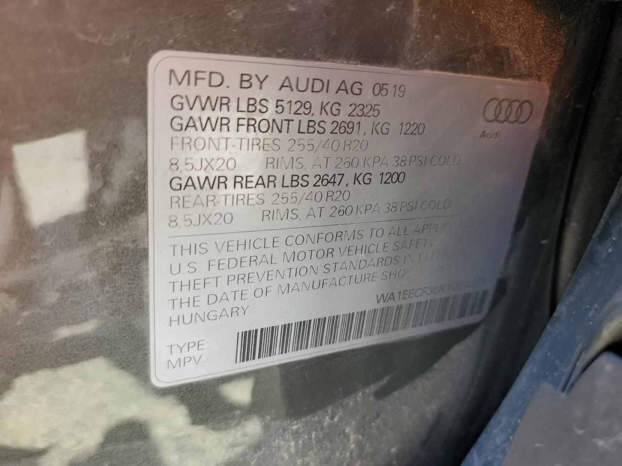 2019 AUDI Q3