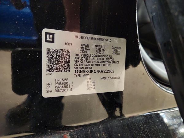 2019 CHEVROLET SUBURBAN LS