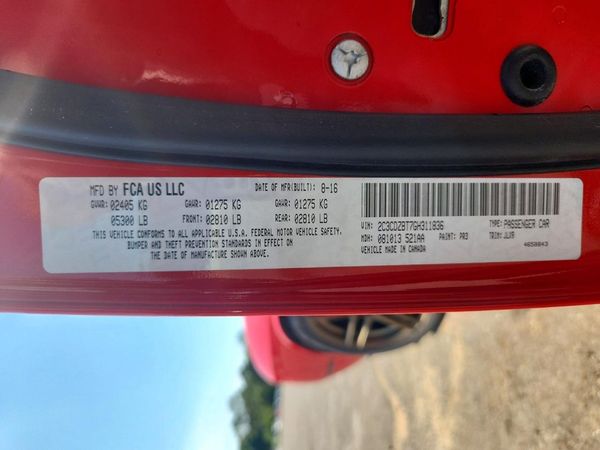 2016 DODGE CHALLENGER
