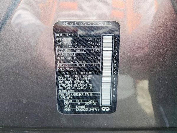 2019 INFINITI QX50