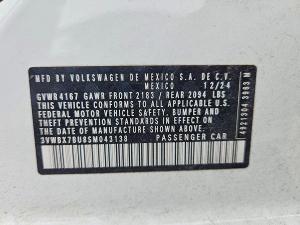 2025 VOLKSWAGEN JETTA Sport