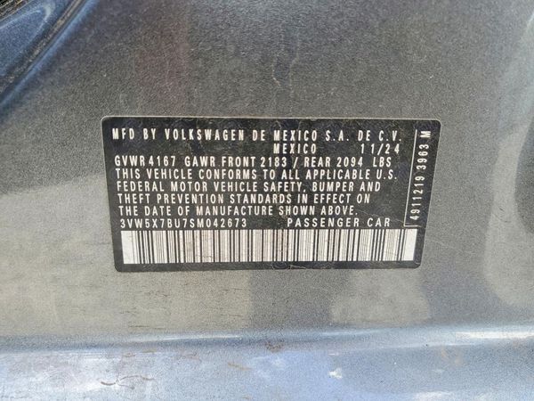 2025 VOLKSWAGEN JETTA S