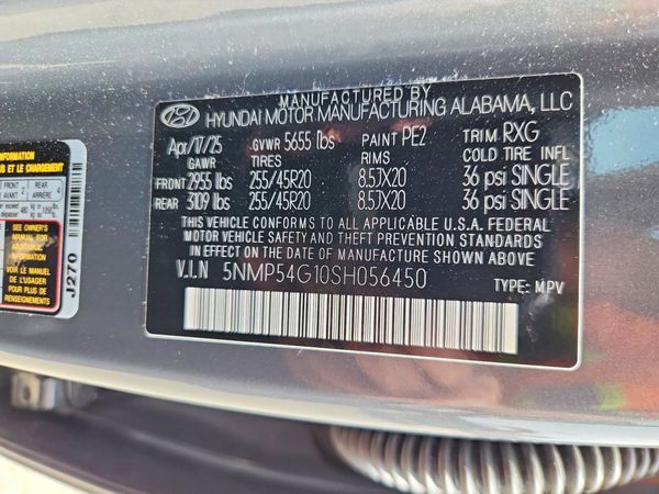 2025 HYUNDAI SANTA FE Calligraphy