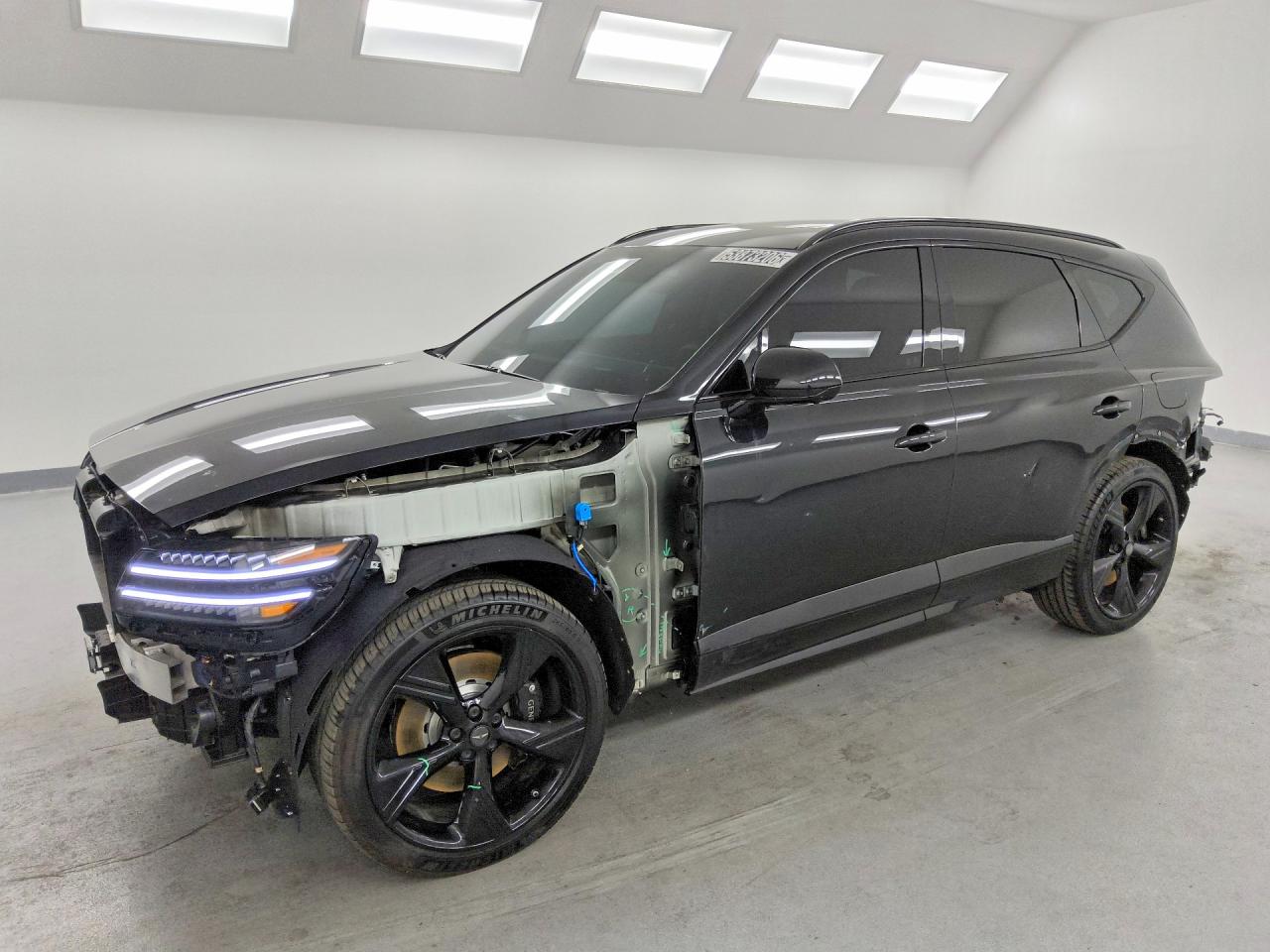 2026 GENESIS GV80 3.5T Prestige Black — Front 3/4