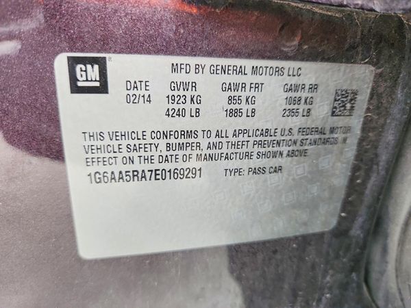 2014 CADILLAC ATS Standard