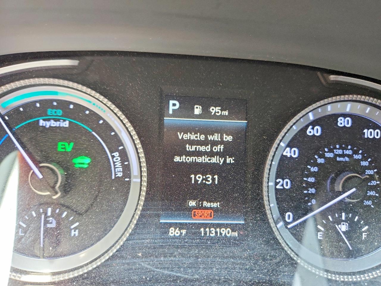 2020 HYUNDAI SONATA HYBRID Blue