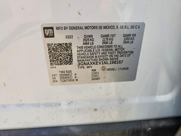 2022 CHEVROLET EQUINOX LT (1LT)
