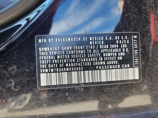 2024 VOLKSWAGEN JETTA SE, SE (AQ301 Trans)