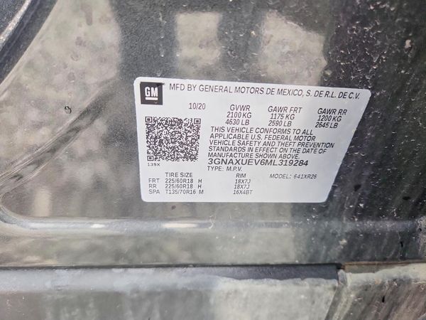 2021 CHEVROLET EQUINOX LT (1LT)