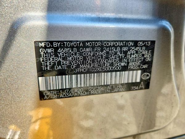 2014 LEXUS IS 250