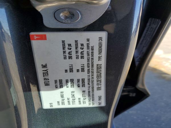 2018 TESLA MODEL 3