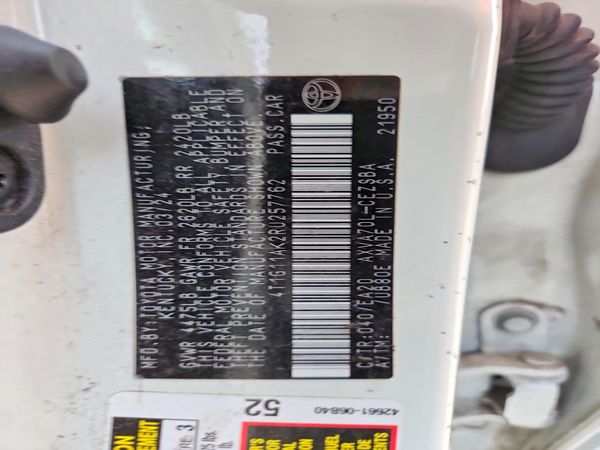 2024 TOYOTA CAMRY SE