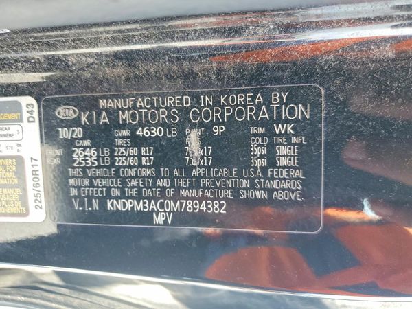 2021 KIA SPORTAGE