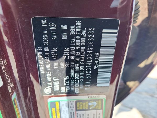 2017 KIA OPTIMA