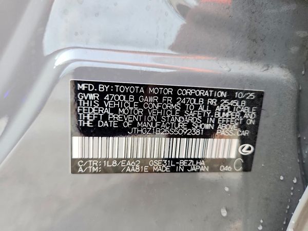 2025 LEXUS IS 350 350 F Sport