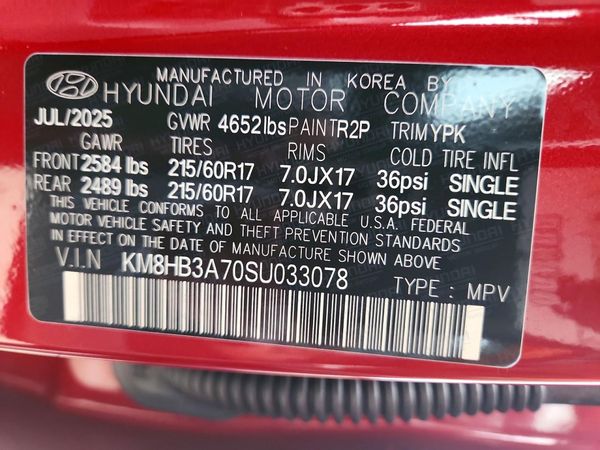 2025 HYUNDAI KONA SE