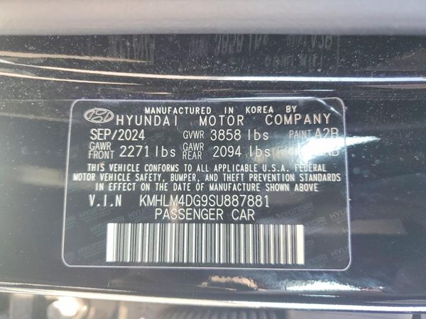 2025 HYUNDAI ELANTRA SEL Sport — VINS