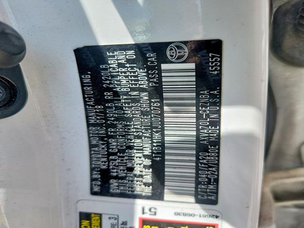 2018 TOYOTA CAMRY L/LE/SE/XLE