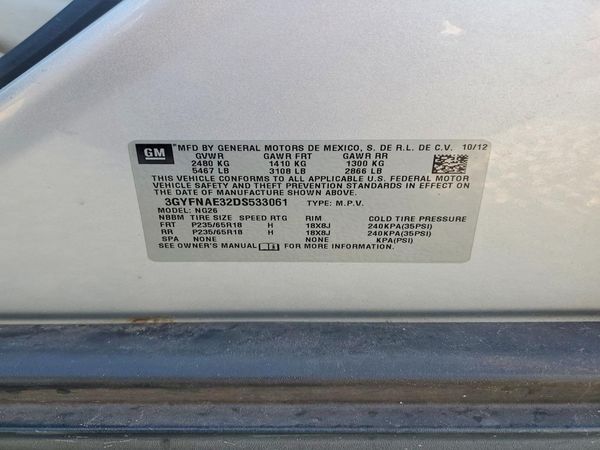 2013 CADILLAC SRX
