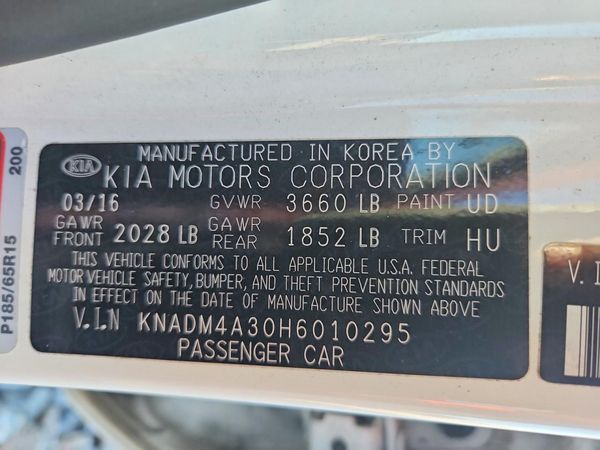 2017 KIA RIO