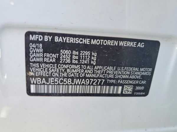 2018 BMW 540