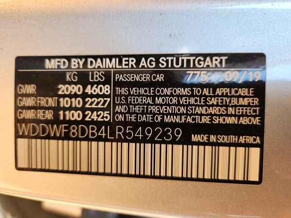 2020 MERCEDES-BENZ C C300