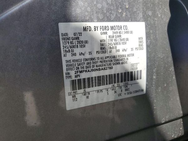 2022 FORD EDGE SEL