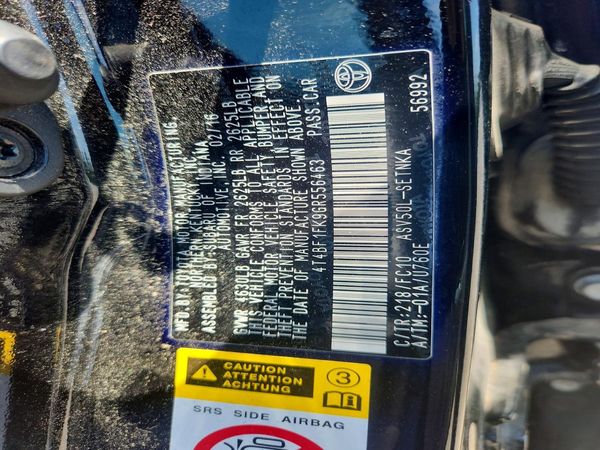 2016 TOYOTA CAMRY