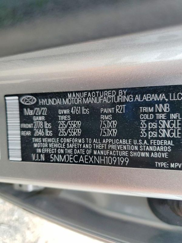 2022 HYUNDAI TUCSON Limited