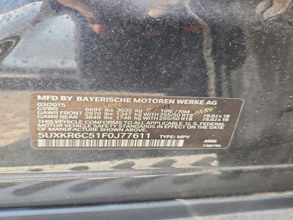 2015 BMW X5 xDrive50i