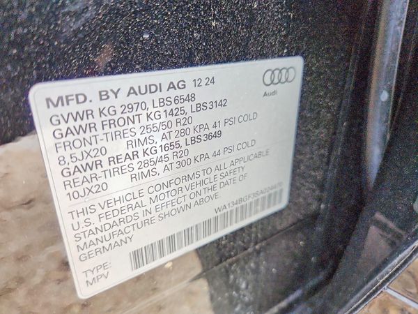 2025 AUDI Q6 E-TRON