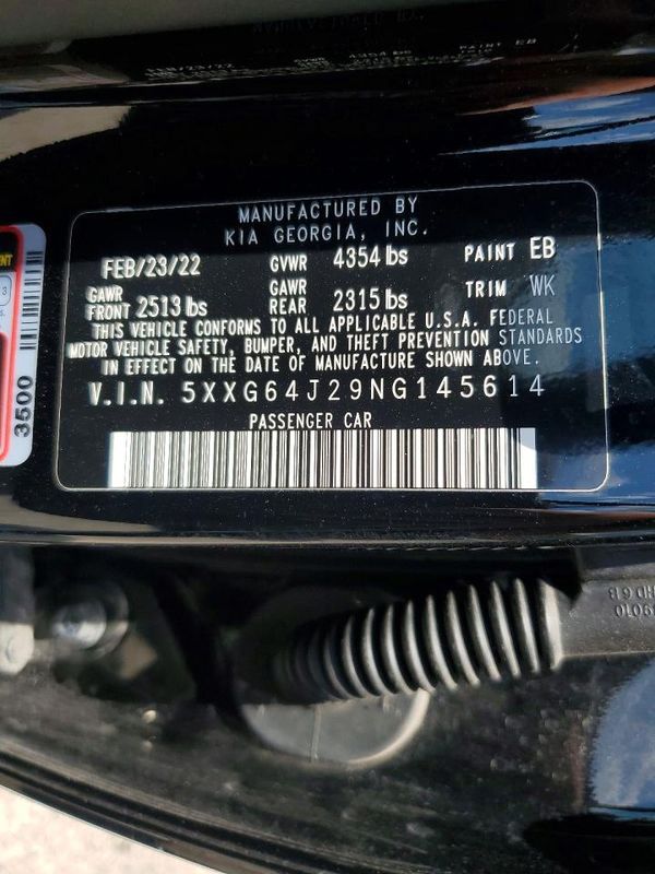 2022 KIA K5